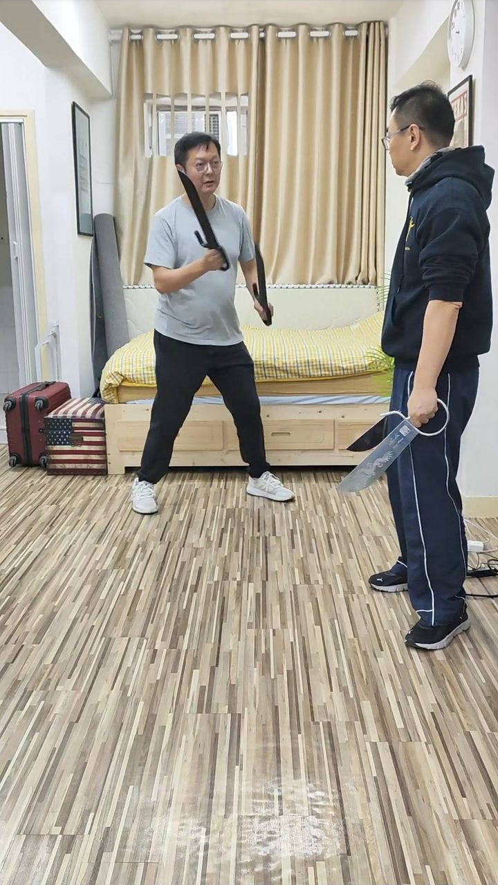 黃匡中師父示範八斬刀